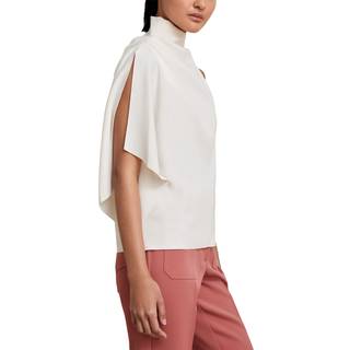 Reiss Reiss Ivory Elle One-Shoulder Draped Top