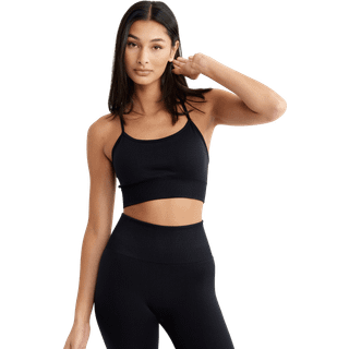 Drop Of Mindfulness Signature Seamless Bra, M, Black
