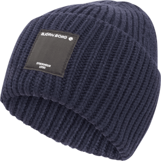 Björn Borg Centre Knit Beanie Marineblå
