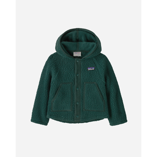 Baby Retro Pile Fleece Jacket - Cascade Green - 4T
