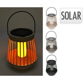 Solcelle lanterne - assorterede farver H15 cm