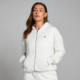 MP Basics Zip Through Hoodie til kvinder – Cloud - XS - Hvid