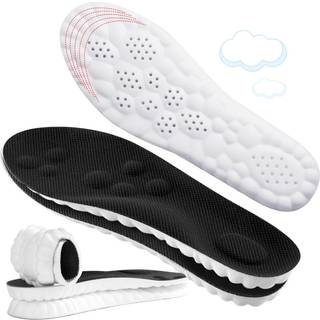 4D Cloud Soles For Men - Soft Memory Foam Pushioning Cloud Insoles - Ultra Comfort Trim til at passe til steppers -indlægssåler med bueunderstøtt