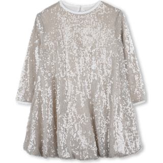 Billieblush Billieblush Gold Bubble Hem Sequin Party Dress - 110cm (5 Years)