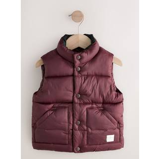Next Burgundy Red Padded Gilet (3mths-10yrs)