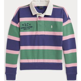 Polo Ralph Lauren Polo Ralph Lauren Blue/Pink Stripe Block Rugby Shirt