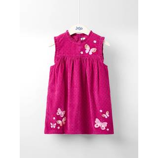 Jojo Maman Bébé JoJo Maman Bébé Appliqué Fløjl Kjole - 86-92cm (1.5-2 År)