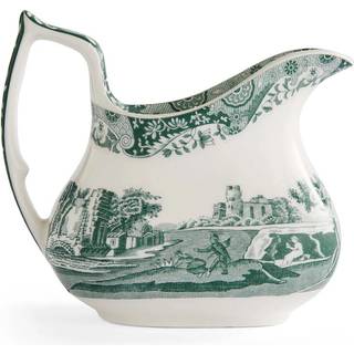 Spode Heritage Green Italian mælkekande 22 cl, grøn/hvid