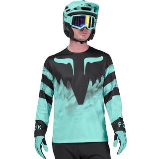 FOX Racing Ranger L/S Jersey Kairos Cykeljersey Herrer størrelse M farve turkis