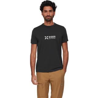 Mammut Eiger Logo T-Shirt Funktionsshirt Herrer størrelse XL farve sort