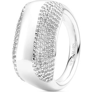 Sif Jakobs Borsa ring i sølv med cubic zirkonia - Str. 56