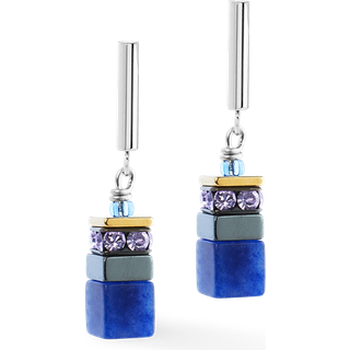 Coeur de Lion Ohrringe - GeoCUBE - 301721.0708.0 - blau