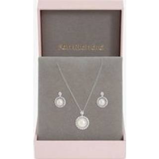 Jon Richard Jon Richard Silver/Gold Plated and Cubic Zirconia Pearl Halo Box Set Gift Box