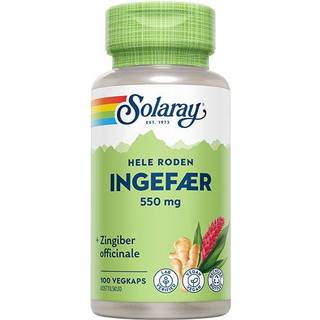 Solaray Ingefær Kosttilskud 100 stk