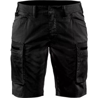 Blåkläder 7149 Dame Service Shorts med stretch / Dame Service Arbejdsshorts med stretch - C38 - Sort