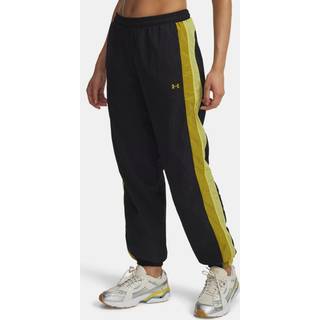 Under Armour Icon Crinkle Women's Pants Black / Yellow Shade / Green Legacy M