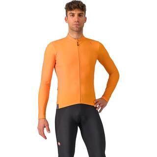 Castelli Espresso Thermal Jersey Cykeljersey Herrer størrelse L farve orange