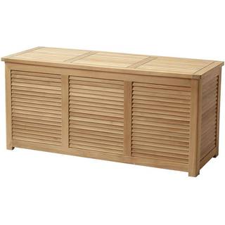 Cinas hyndeboks med sort fuge, teak