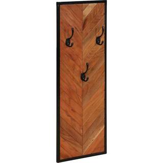 Knagerækker 2 Stk. 35x1x90 Cm Massivt Akacietræ