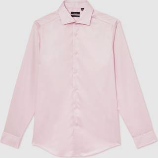 Reiss Reiss Pink Remote Slim Fit Cotton-Satin Cutaway-Collar Shirt - EU 38 Regular