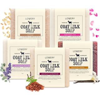 Valentinsgaver til mor Gedemlksbe med kologisk sheasmr - gedermlksbebarer - Havregryn Eucalyptus Lavendel Marokkansk Vaniljehortensia Rose