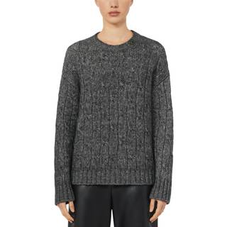 'S Max Mara Cotton, alpaca, and wool sweater - grey - S