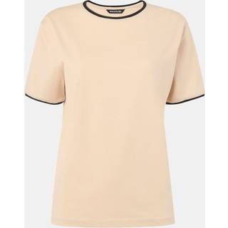 Whistles Whistles T-shirt med kontrastpipingdetaljer