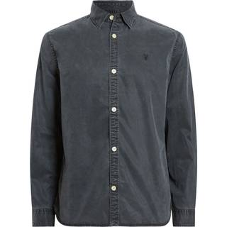 All Saints AllSaints Black Bodhi Long Sleeve Overshirt - Large