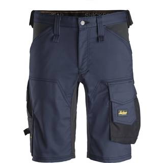 Snickers arbejdsshorts 6143 50 marine/sort AllroundWork 61439504050