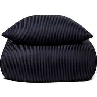 Sengetøj i 100% Egyptisk bomuld - 140x200 cm - Mørkeblåt sengetøj - Ekstra blødt sengesæt fra By Borg