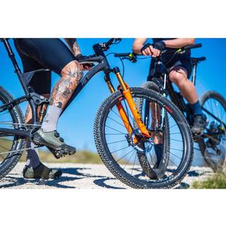 Northwave Sunday Monday cykelstrømper lys grå/grøn unisex - Strømpe str. 34-36