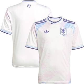 Aston Villa FC 25/26 tredjetrøje til børn - Off White / Energy Ink - 128