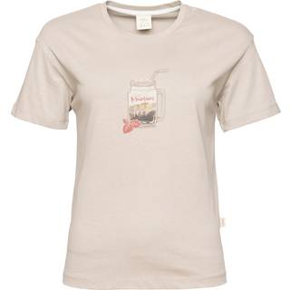 Chillaz Women's Leoben Mountains to Go T-shirt Damer størrelse 38 farve beige