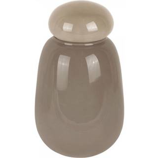 Vase Nuevo Dulce 12,5x22cm glas grå