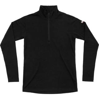 Devold Women's Breeze Plus Merino 200 Zip Neck Merino undertøj Damer størrelse S farve sort