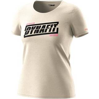 Dynafit Women's Graphic Cotton S/S Tee T-shirt Damer størrelse 36 farve beige