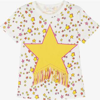 Stella McCartney Kids Printed cotton jersey T-shirt - white - Y 10