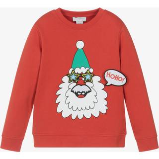 Stella McCartney Kids Printed cotton jersey sweatshirt - red - Y 14