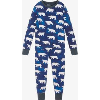 Hatley Midnats Pyjamas Sæt med Polarbjørn og bambus