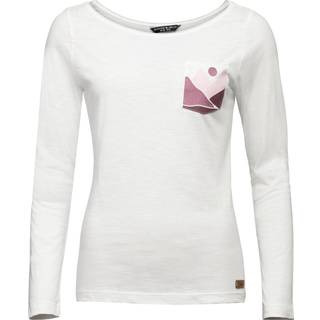 Chillaz Women's Takaka Hill Longsleeve Damer størrelse 40 farve hvid