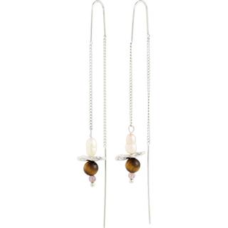 Pilgrim SEQUOIA kædeøreringe sølvbelagt