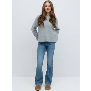 Gina Tricot-mid bootcut jeans-young-mid-waist-Blå-164-Pige