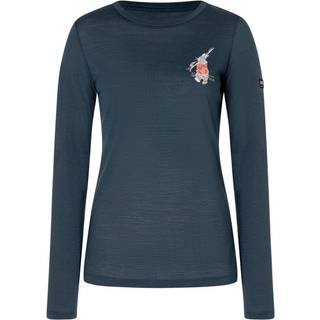 super.natural Women's Lil Ski Bunny L/S Longsleeve Damer størrelse S farve blå