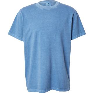 Overdyed Center Chest Loose T-Shirt - Medium blue - Men