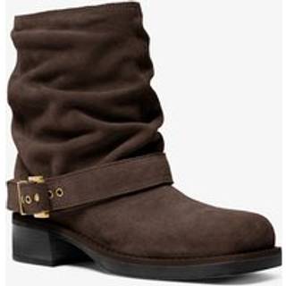 MK Colby Leather and Signature Logo Ankle Boot - Brown - Michael Kors - EU 38