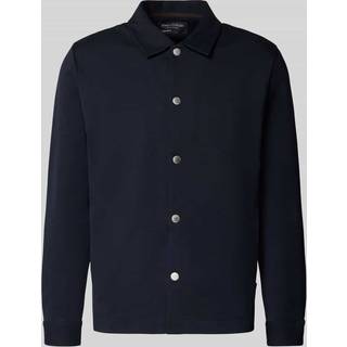 Marc O'Polo Herren Sweatjacke blau unifarben