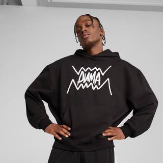PUMA Jaws Core Basketball Hoodie Men, Clothing, Black, XXL