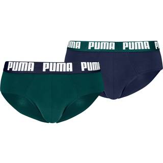 PUMA Briefs (2-Pack) Men, Clothing, Green/Blue, 4