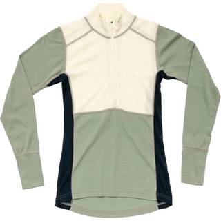 Devold Women's Lauparen Merino 190 Zip Neck Merino undertøj Damer størrelse S farve olivengrøn