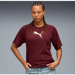 PUMA Evostripe Relaxed Graphic Tee Women, Clothing, Ruby Shimmer, S